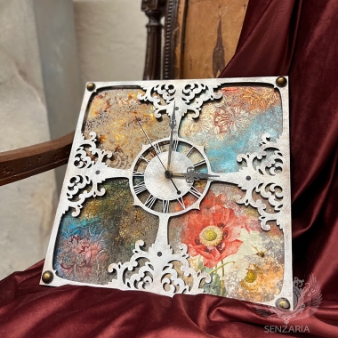 Мастер-класс - Зеркальные часы "Матильда"