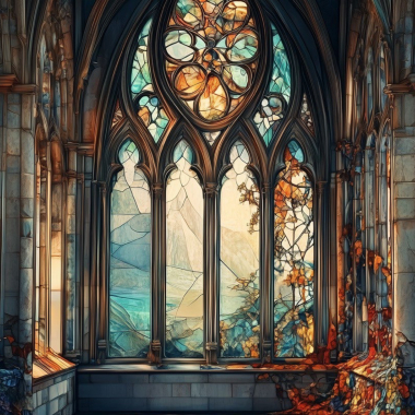 Трансфер - Витражное окно 1