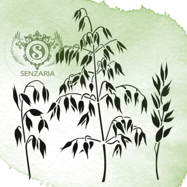 Трафарет - Овёс гроздь